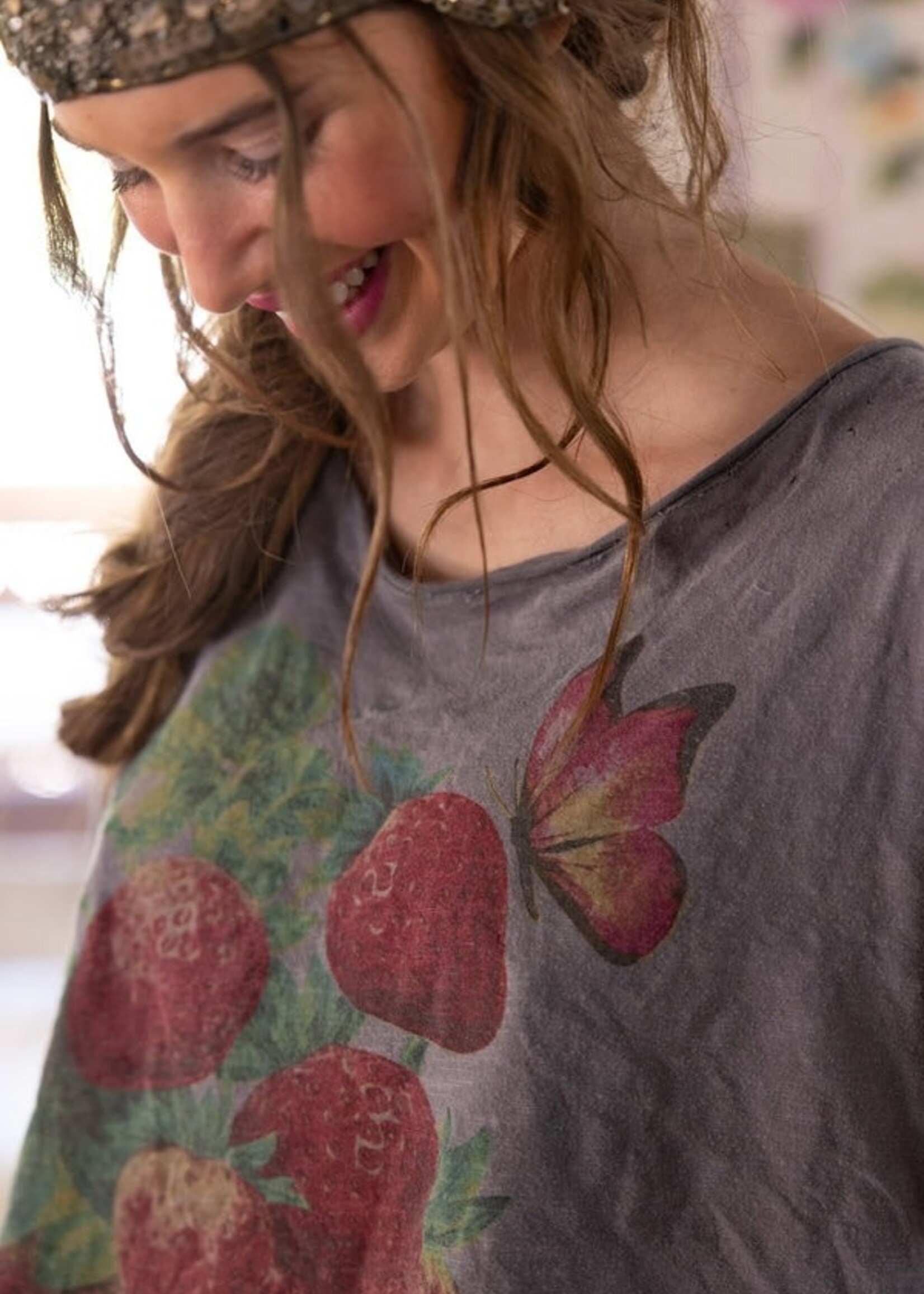 Magnolia Pearl Fraise Tee Top 2346 Ozzy One Size