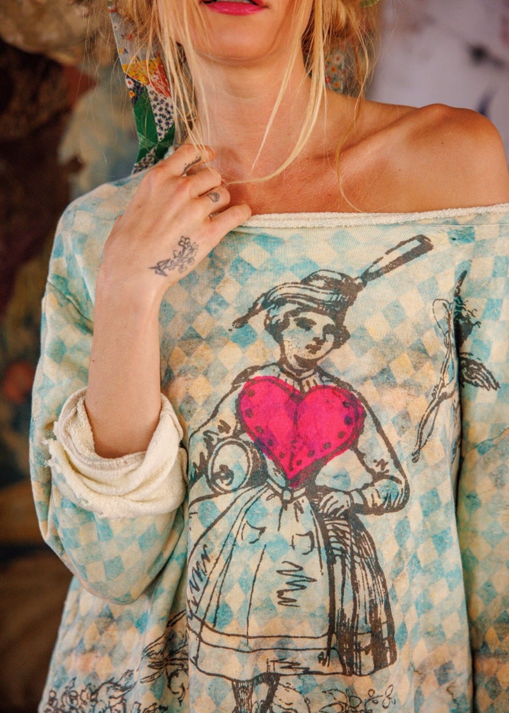 Magnolia Pearl Soy Hermosa Sweatshirt Top 2170 Tangier One Size