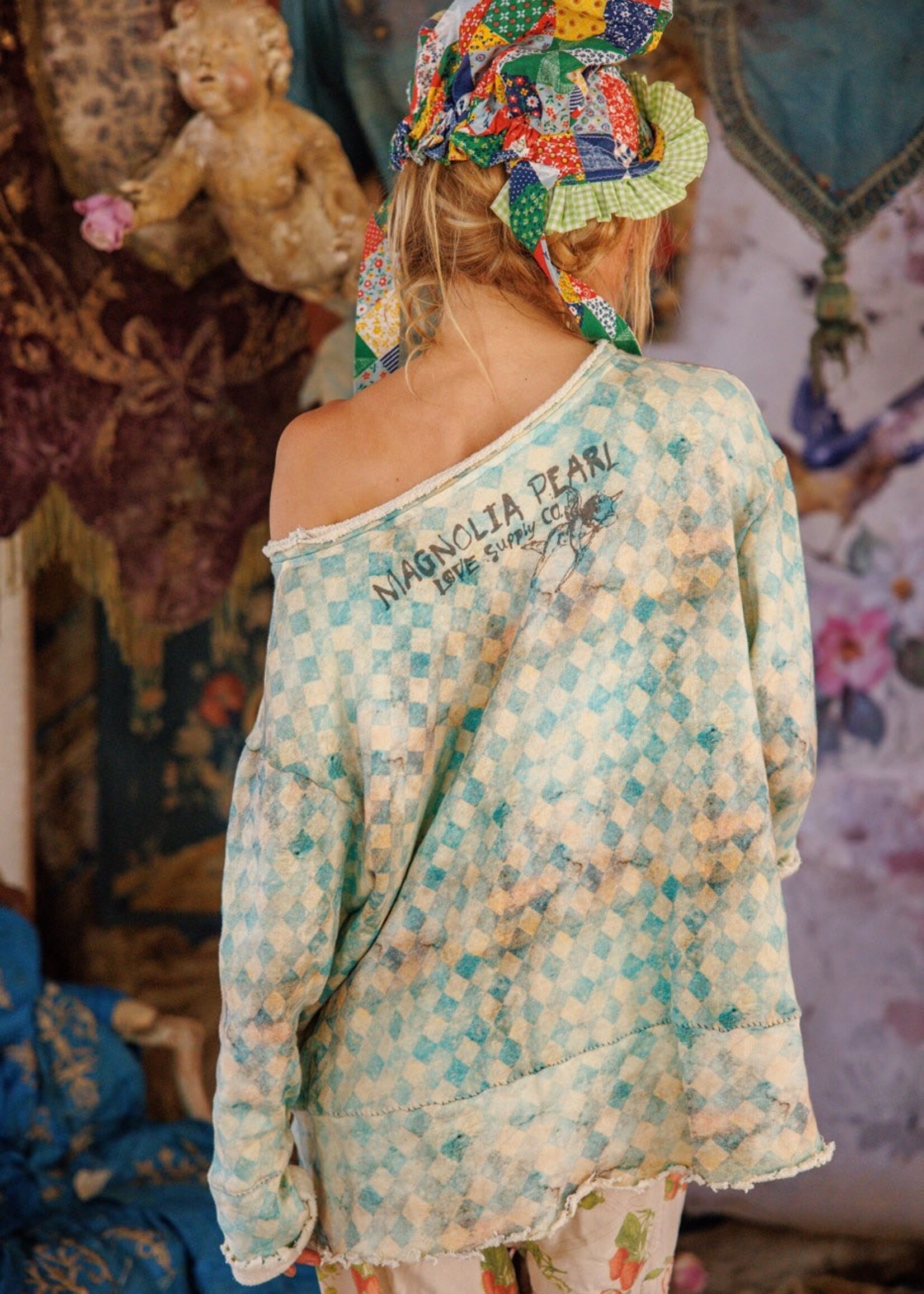 Magnolia Pearl Soy Hermosa Sweatshirt Top 2170 Tangier One Size