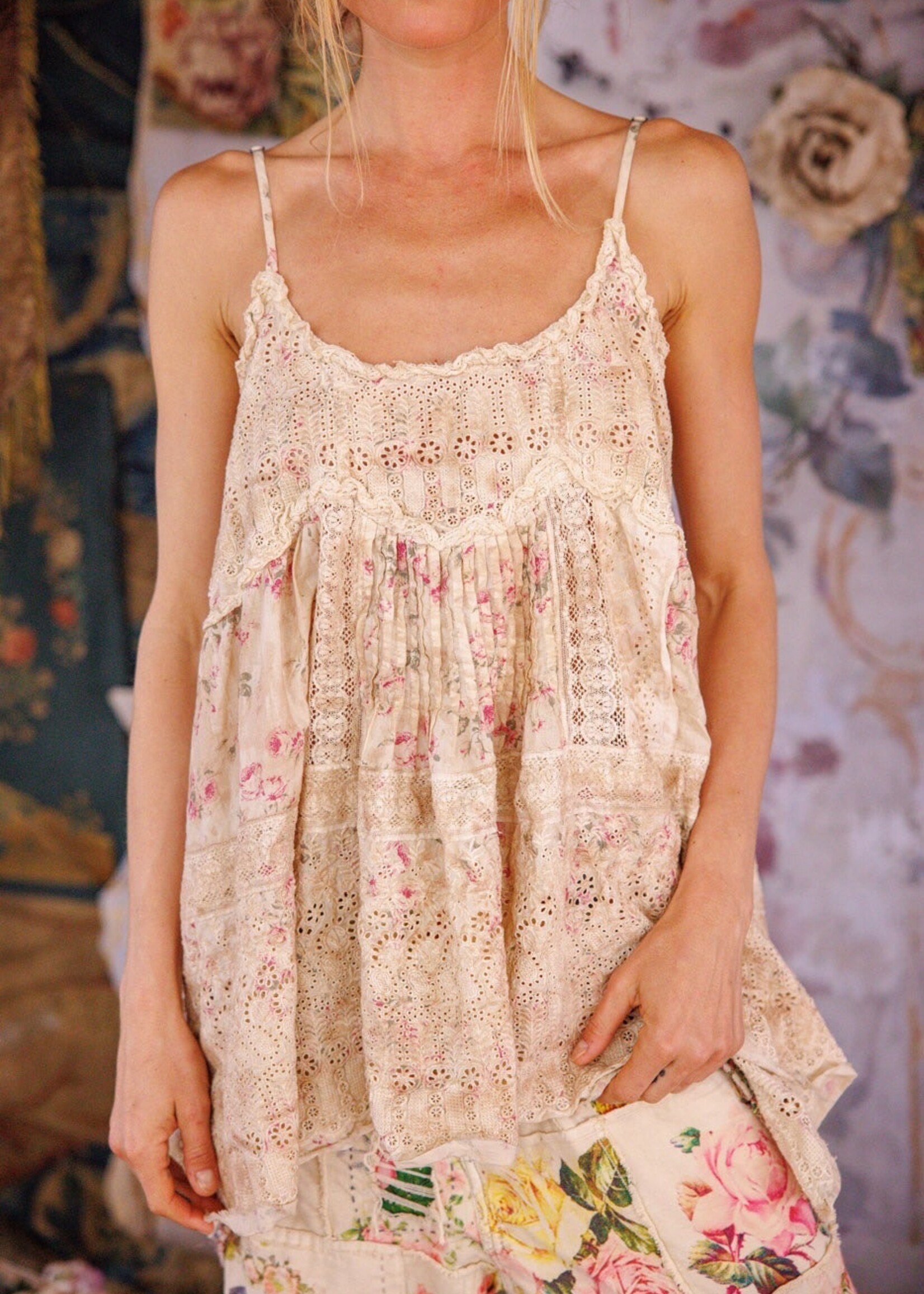 Magnolia Pearl Eyelet Esti Tank 361 Brixton One Size