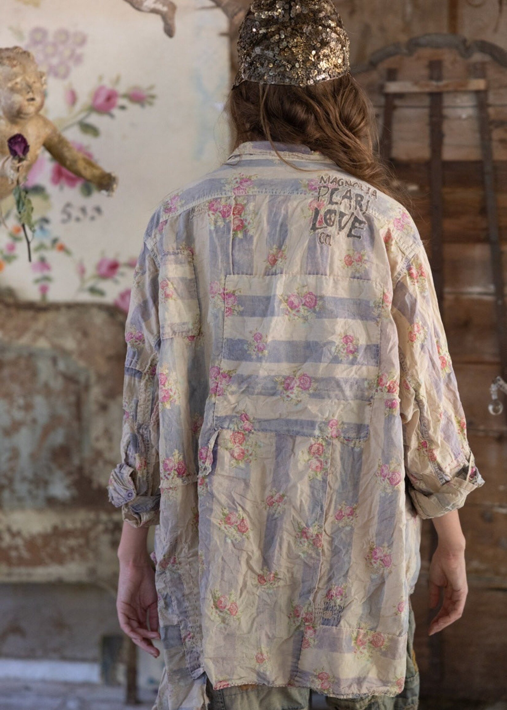 Magnolia Pearl Adison Workshirt Top 2307 European Summer One Size