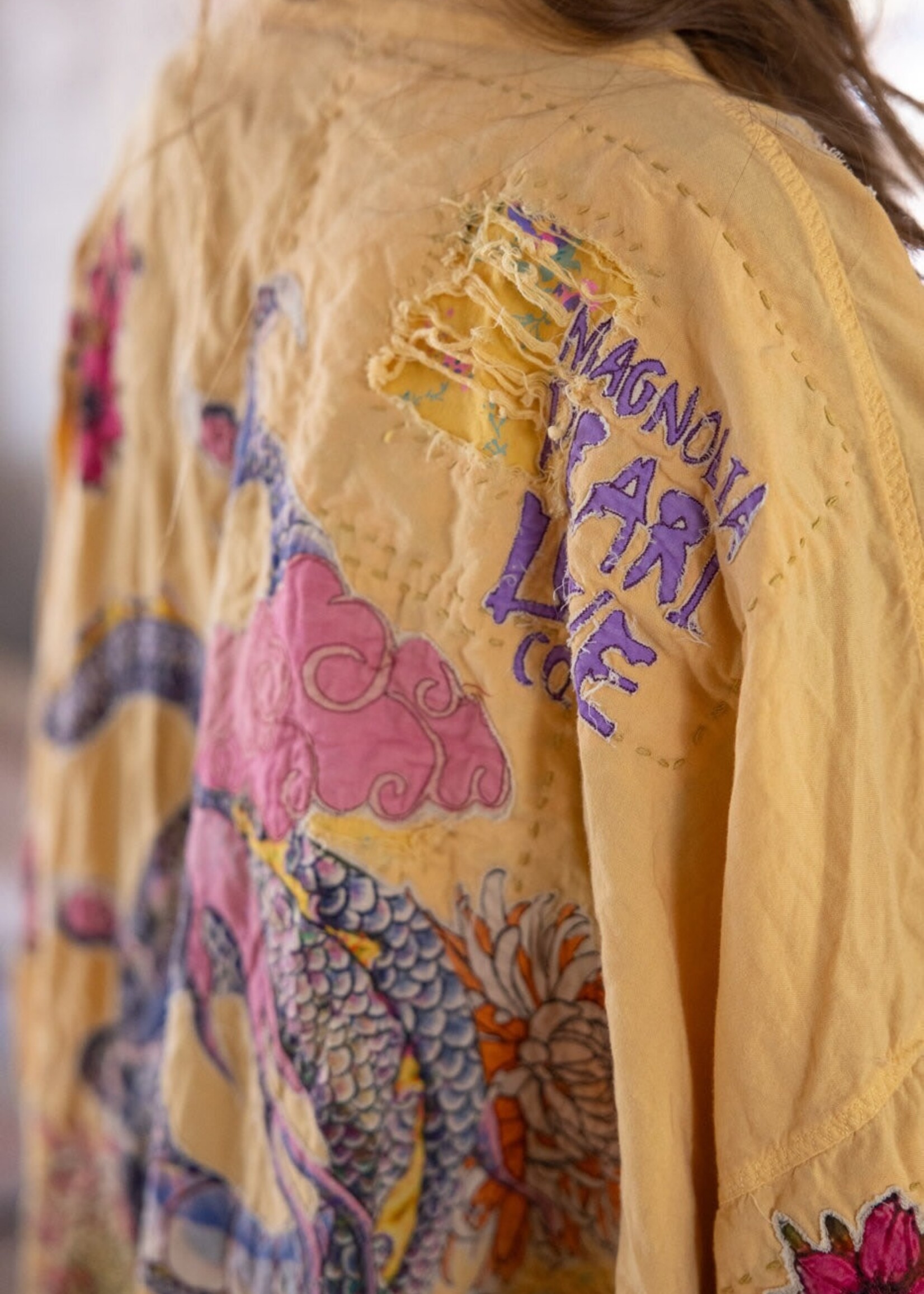 Magnolia Pearl Dragon Romani Kimono Jacket 1163 Sefi One Size