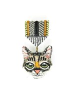 Trovelore Cat Honor Medal Brooch Pin Handmade