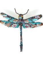 Trovelore Jeweled Dragonfly Brooch Pin Handmade