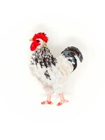Trovelore Light Sussex Chicken Brooch Pin PREORDER