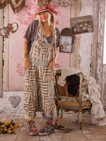 Magnolia Pearl Patchwork Frankie Overalls 162 Luna Stripe One Size