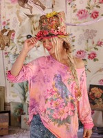 Magnolia Pearl Floral Robin Viggo Tee Top 2364 Hodgepodge One Size