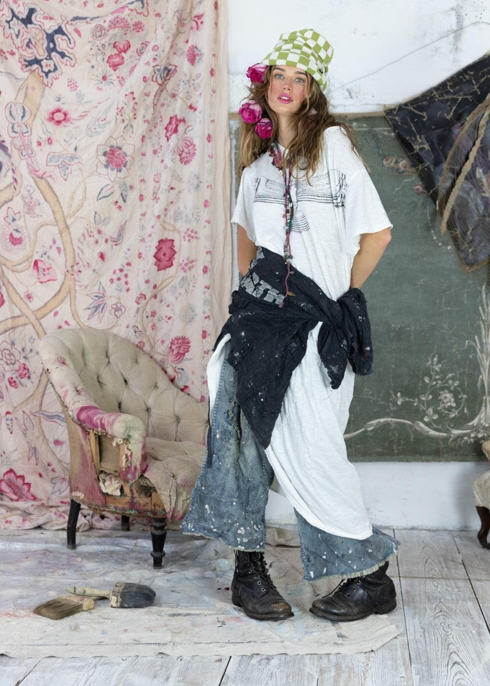 Magnolia Pearl Hawk Tee Dress 1030 True One Size