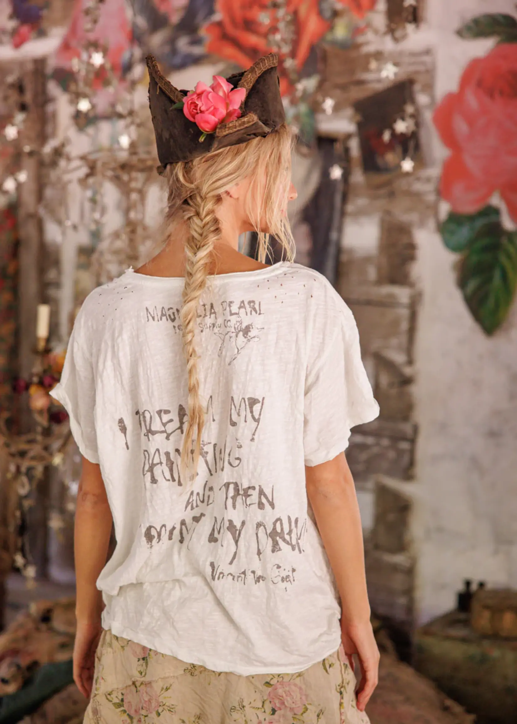 Magnolia Pearl Vincent Dream My Painting Tee Top 2491 True One Size