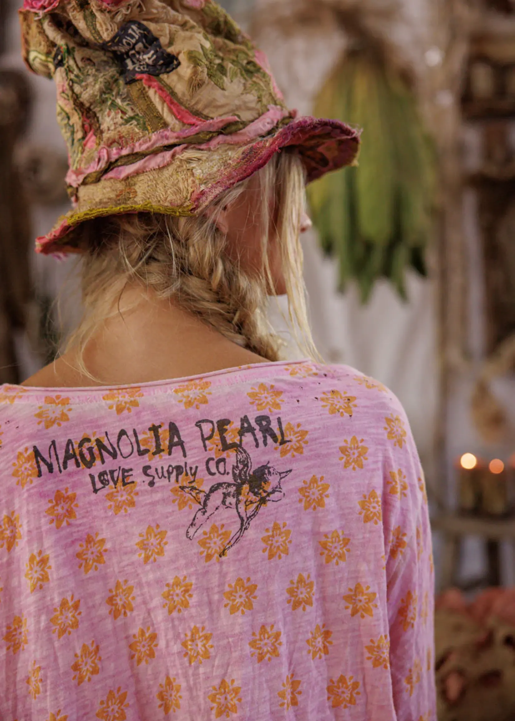 Magnolia Pearl Texas Yellow Star Viggo Tee Top 2497 One Size