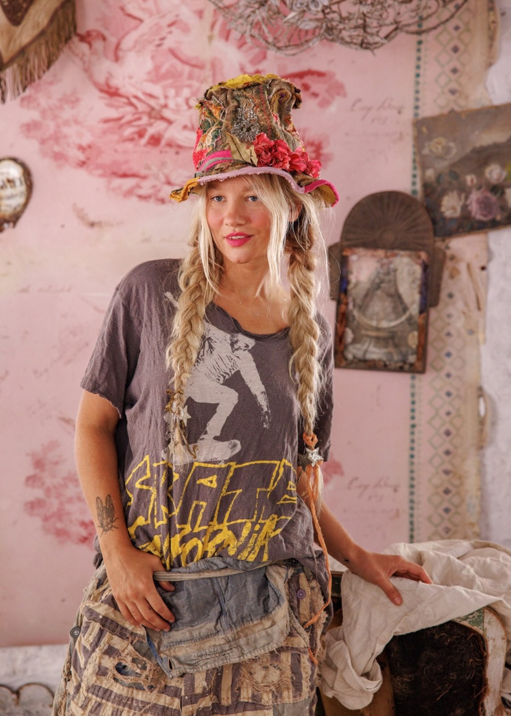 Magnolia Pearl Skate California Tee Top 2455 One Size Ozzy