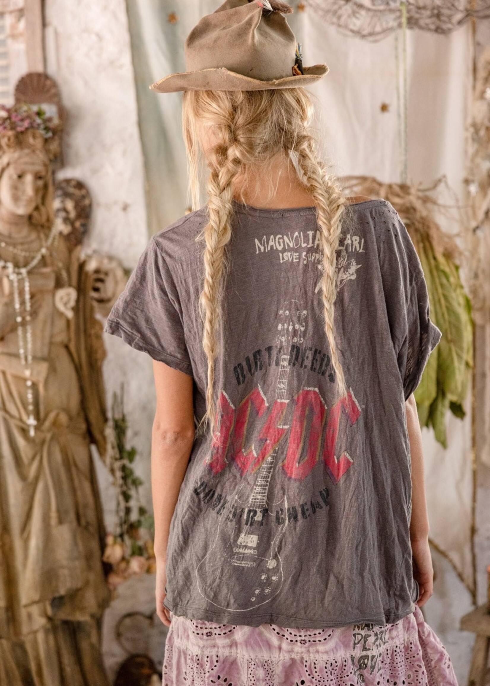 Magnolia Pearl ACDC Dirty Deeds Tee Top 2683 Ozzy One Size