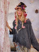 Magnolia Pearl Star Applique Fritza Hoodie Top 2399 Twilight One Size