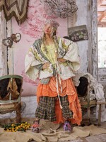 Magnolia Pearl Banana Funk N Junk Kimono Jacket 1322 Kiss Molly One Size