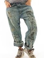 Magnolia Pearl Guadalupe Ranchero Denims Pants 268 Washed Indigo One Size