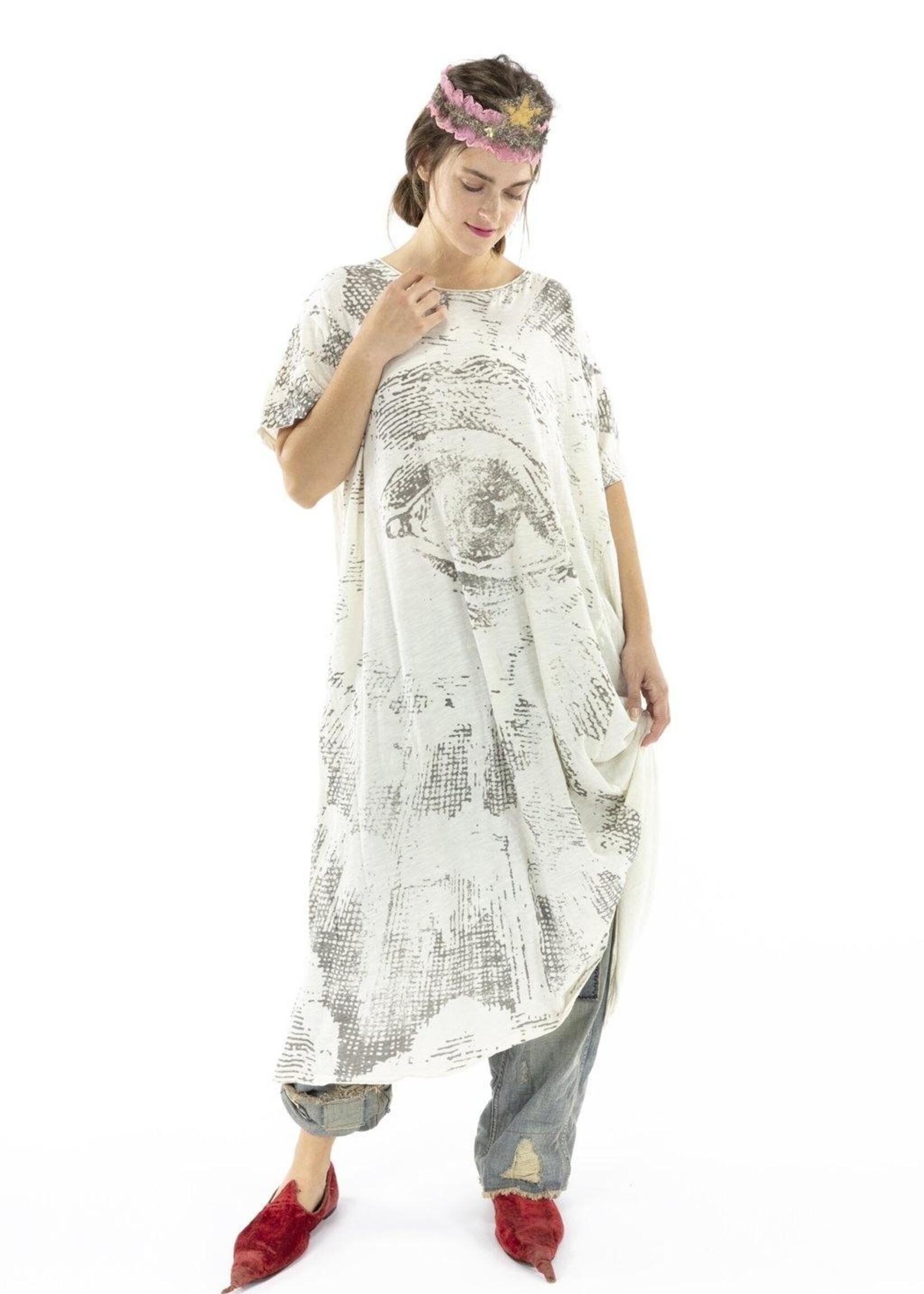 Magnolia Pearl Freedom of Conscience Tee Dress 764 Moonlight One Size