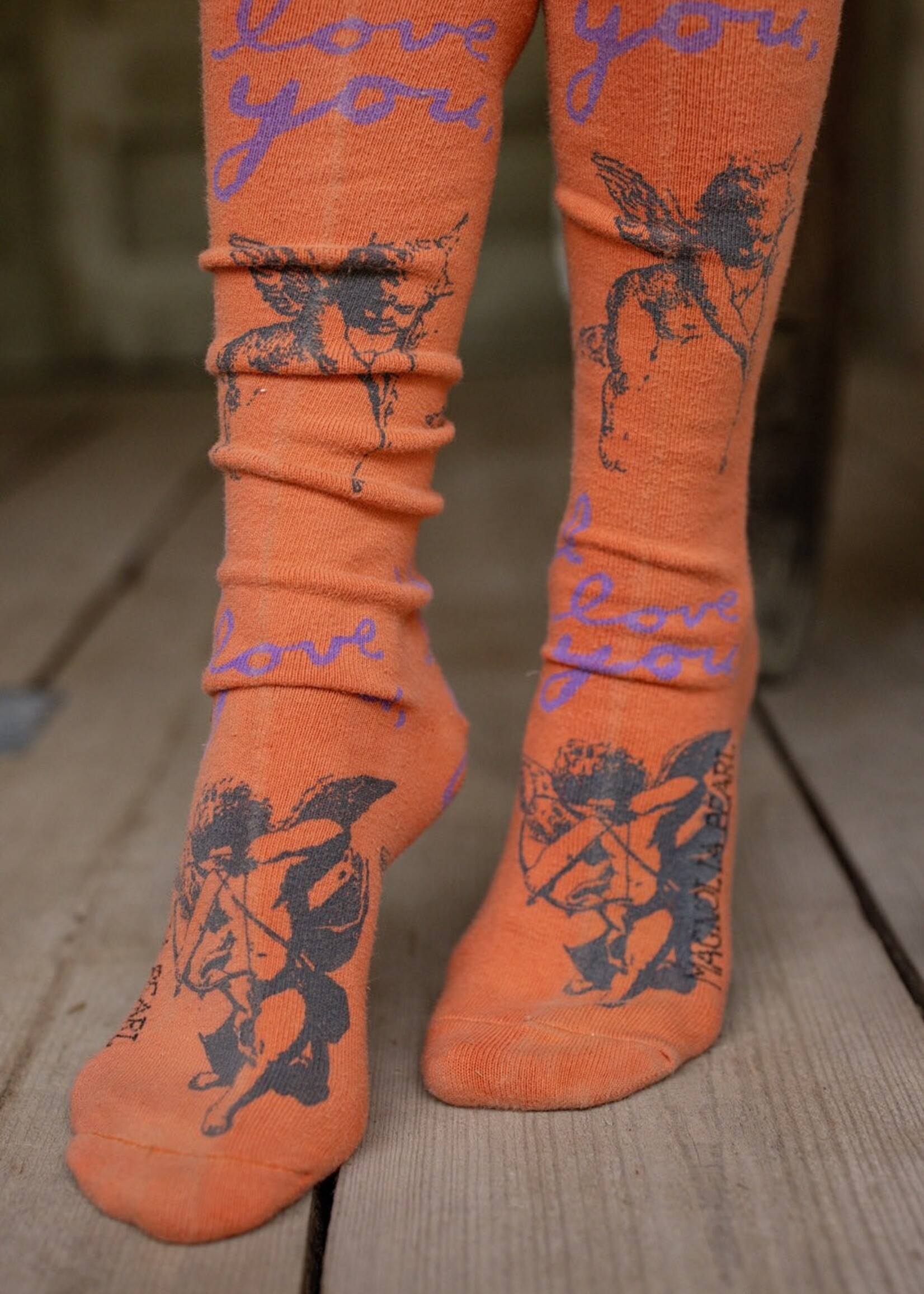 Magnolia Pearl I Love You OTK Socks 184 Marmalade