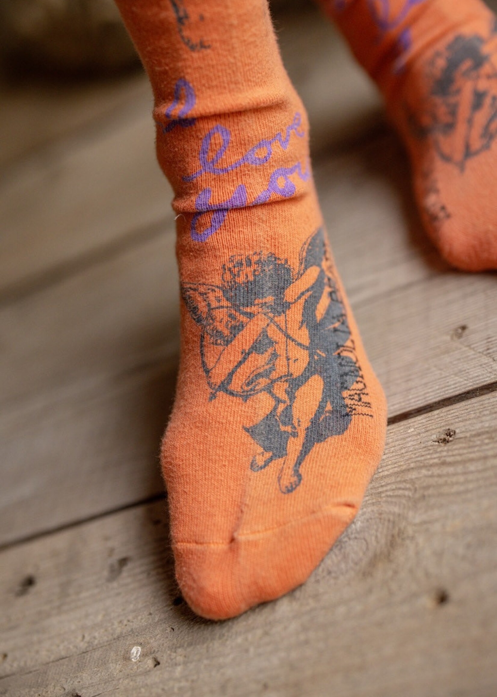 Magnolia Pearl I Love You OTK Socks 184 Marmalade