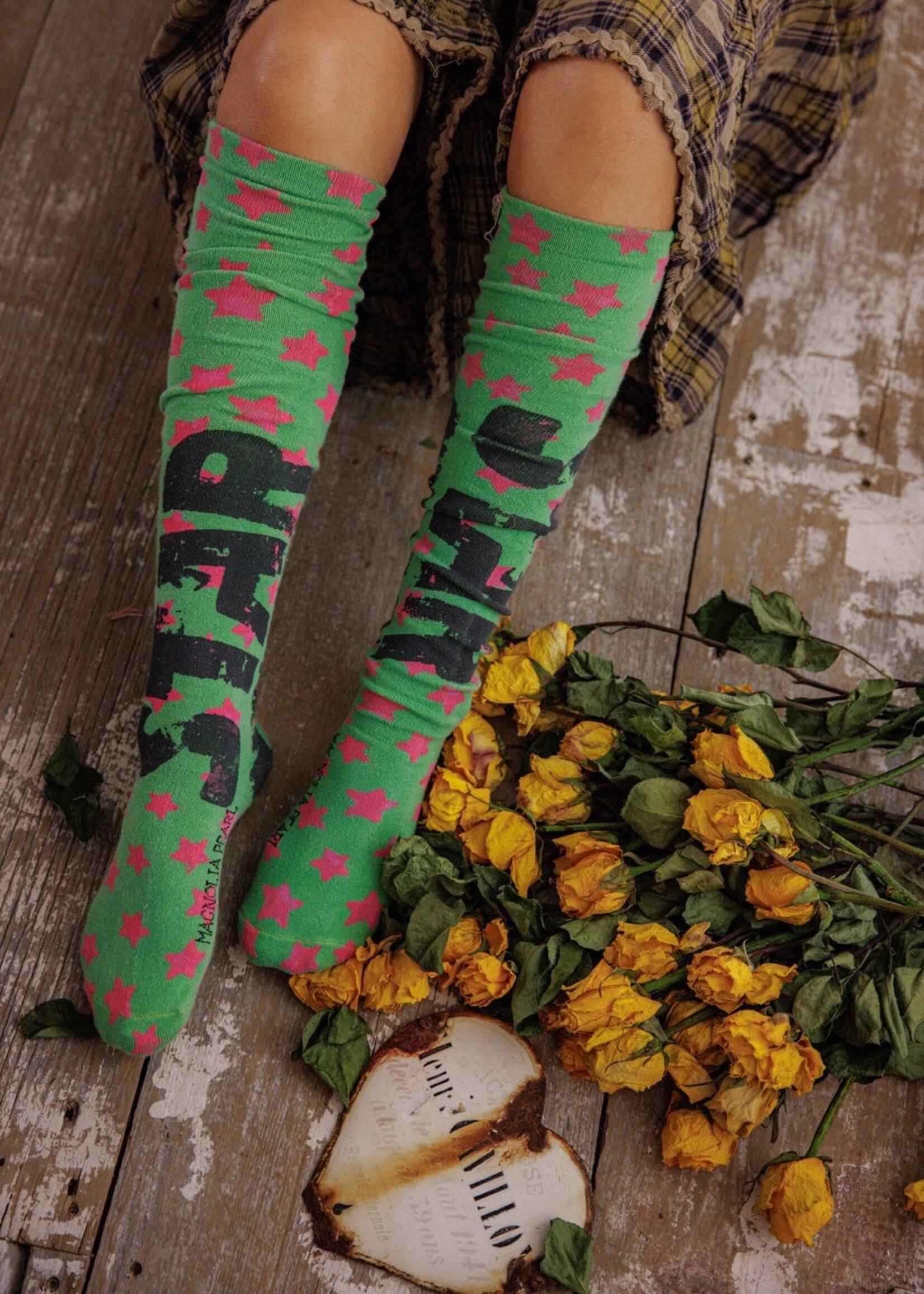 Magnolia Pearl Star OTK Socks 168 Out of This World