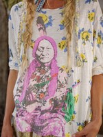 Magnolia Pearl Heart Of Yellow Roses Viggo Tee Top 2551 On The Range One Size