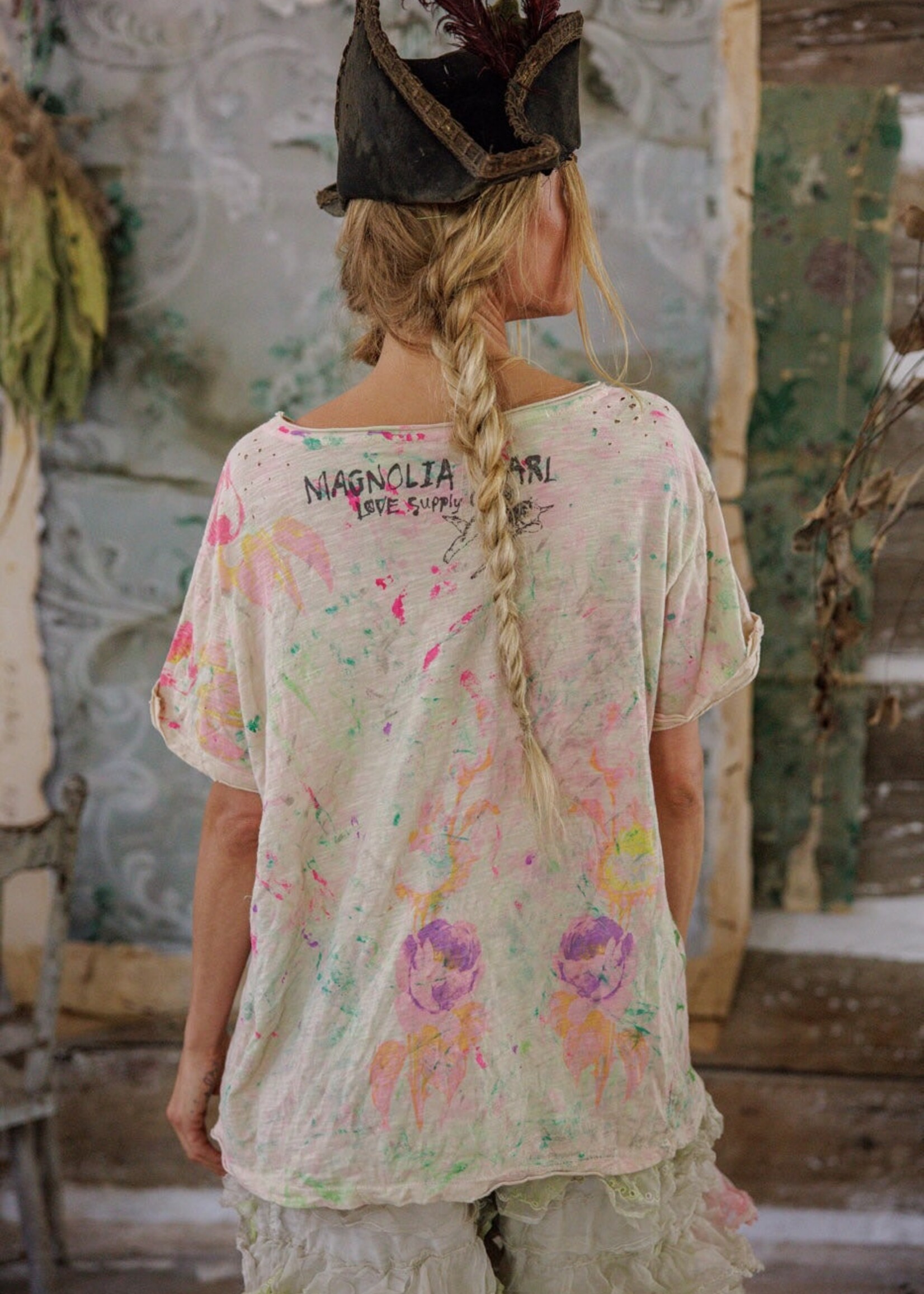 Magnolia Pearl Is For Lovers Tee Top 2498 Splendid One Size