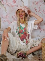 Magnolia Pearl Strawberry Blooms Tee Top 2361 True One Size
