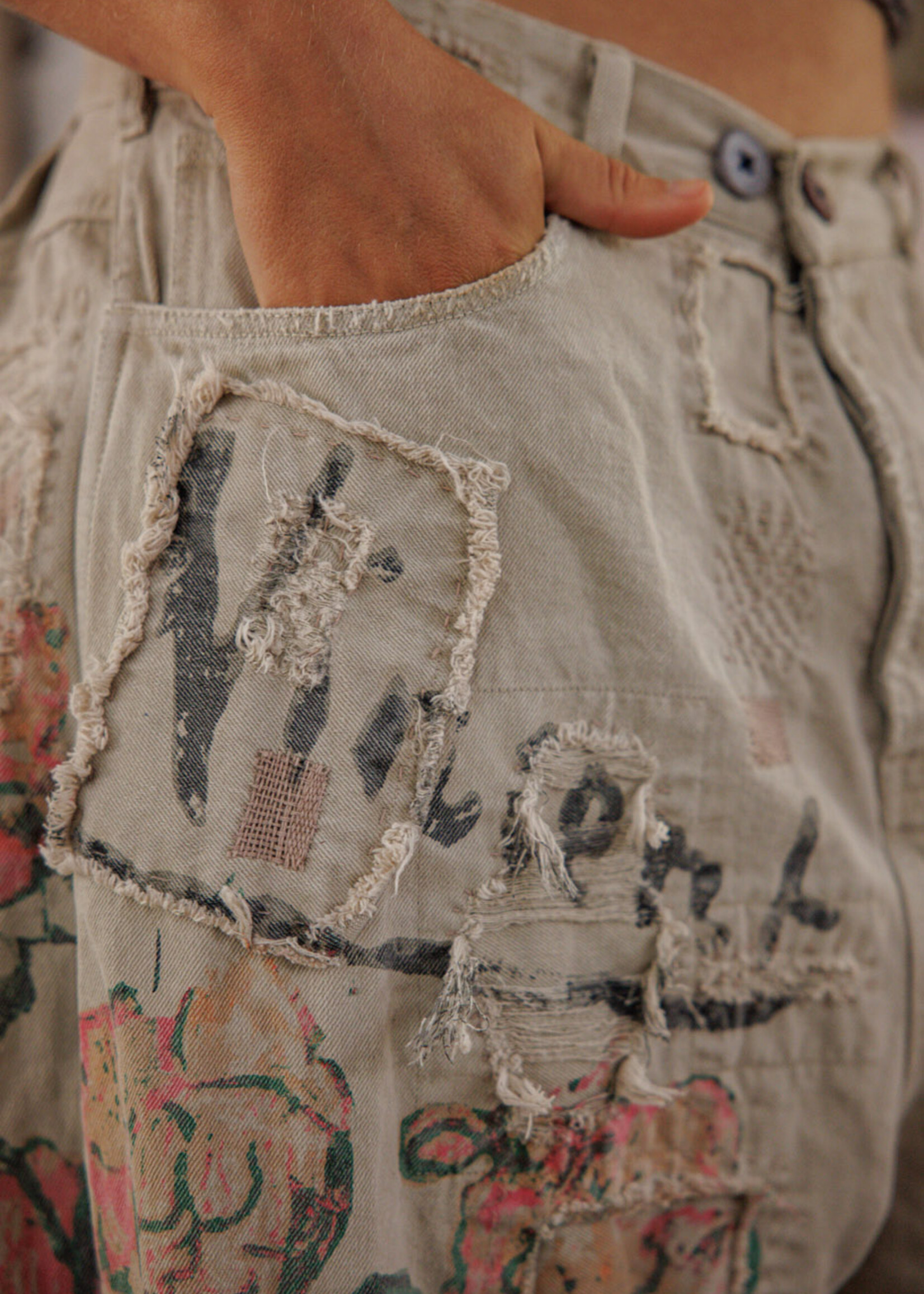 Magnolia Pearl **NEW RELEASE** Vincent Dani Blues Denims Pants 957 Petal One Size