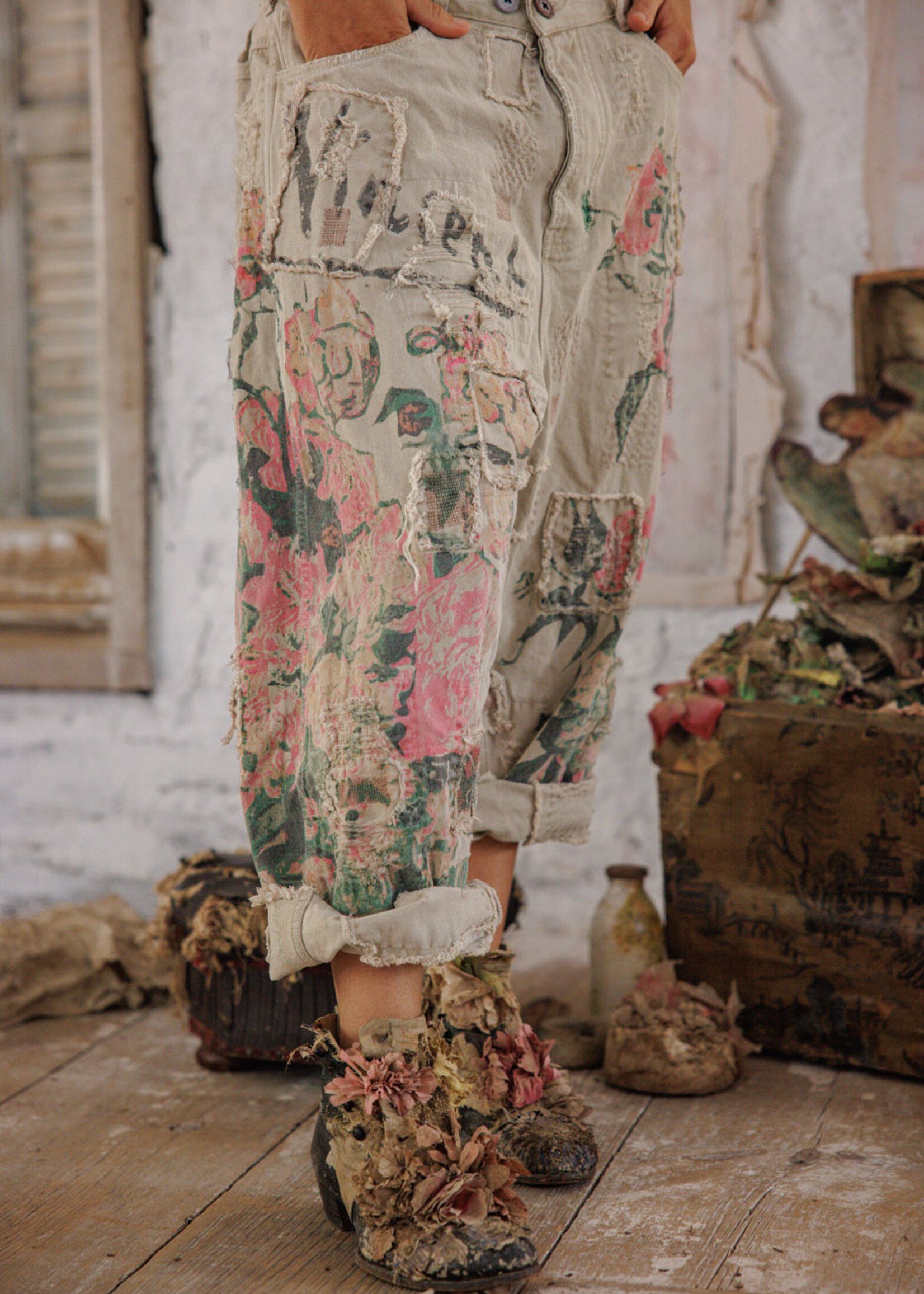 Magnolia Pearl **NEW RELEASE** Vincent Dani Blues Denims Pants 957 Petal One Size