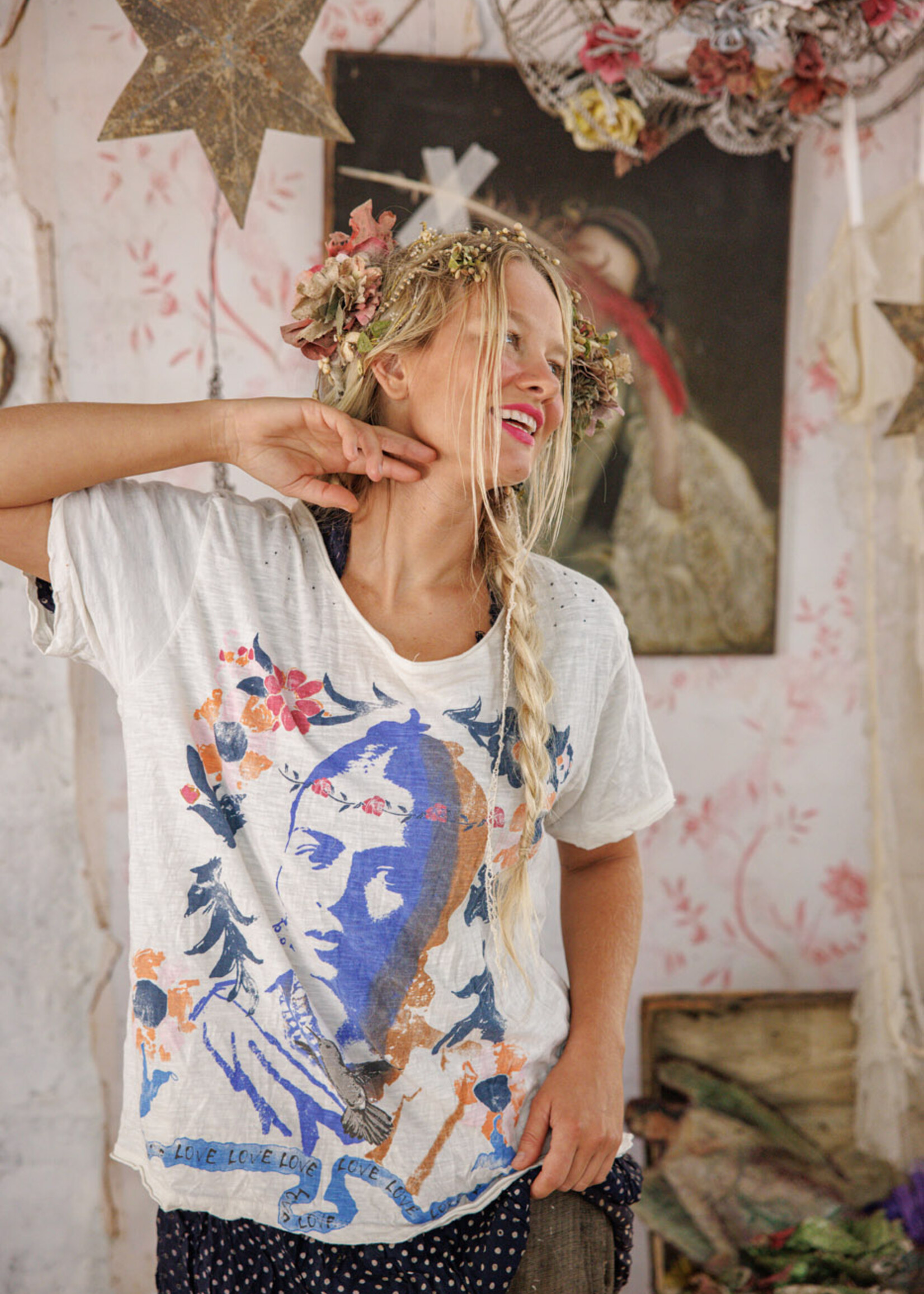 Magnolia Pearl PREORDER**NEW RELEASE** Frida Baroque Tee Top 2359 One Size