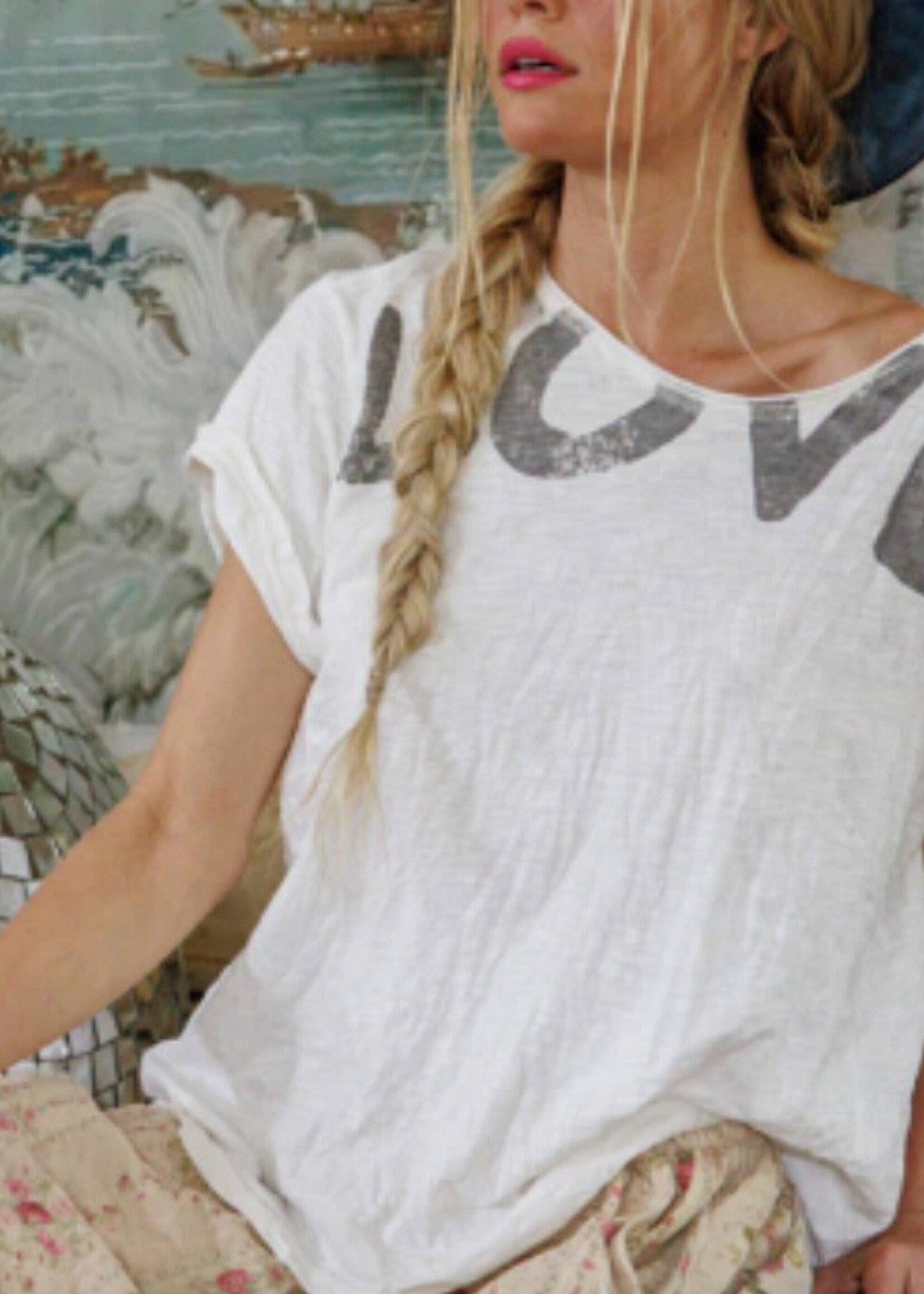 Magnolia Pearl Love Creativity Tee Top 2538 One Size