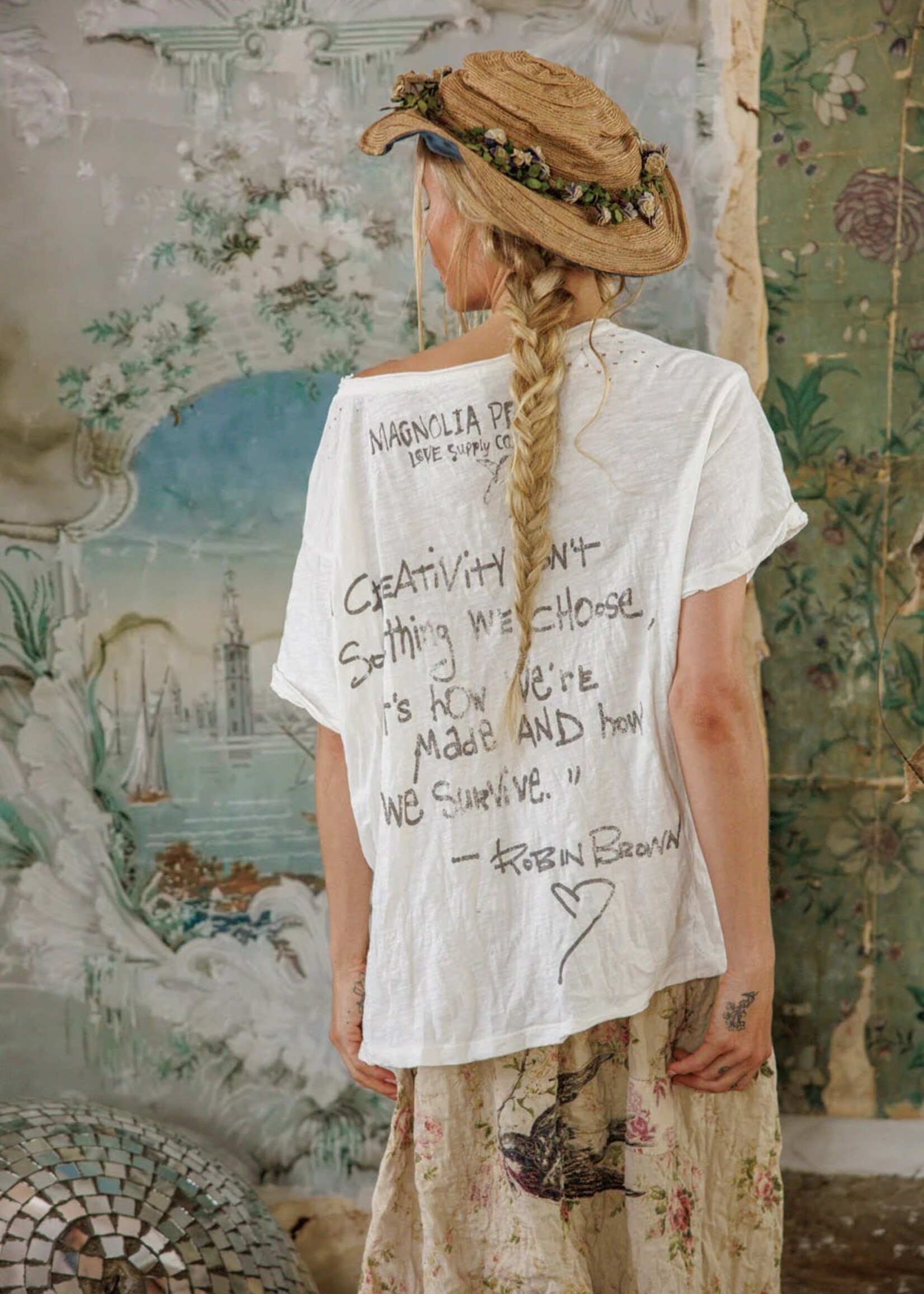 Magnolia Pearl Love Creativity Tee Top 2538 One Size
