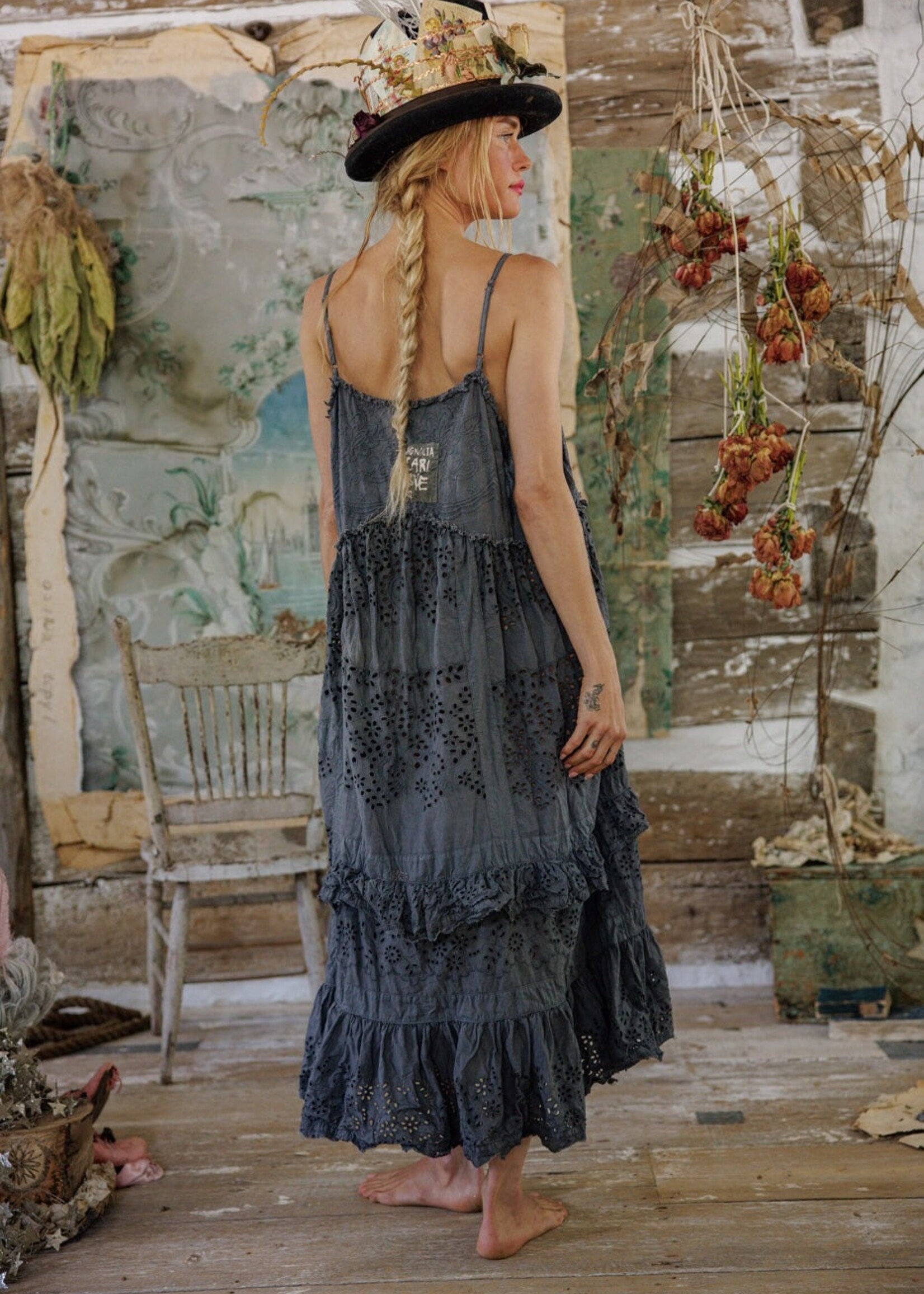 Magnolia Pearl Eyelet Embroidered Esti Cami Dress 1282 Ozzy