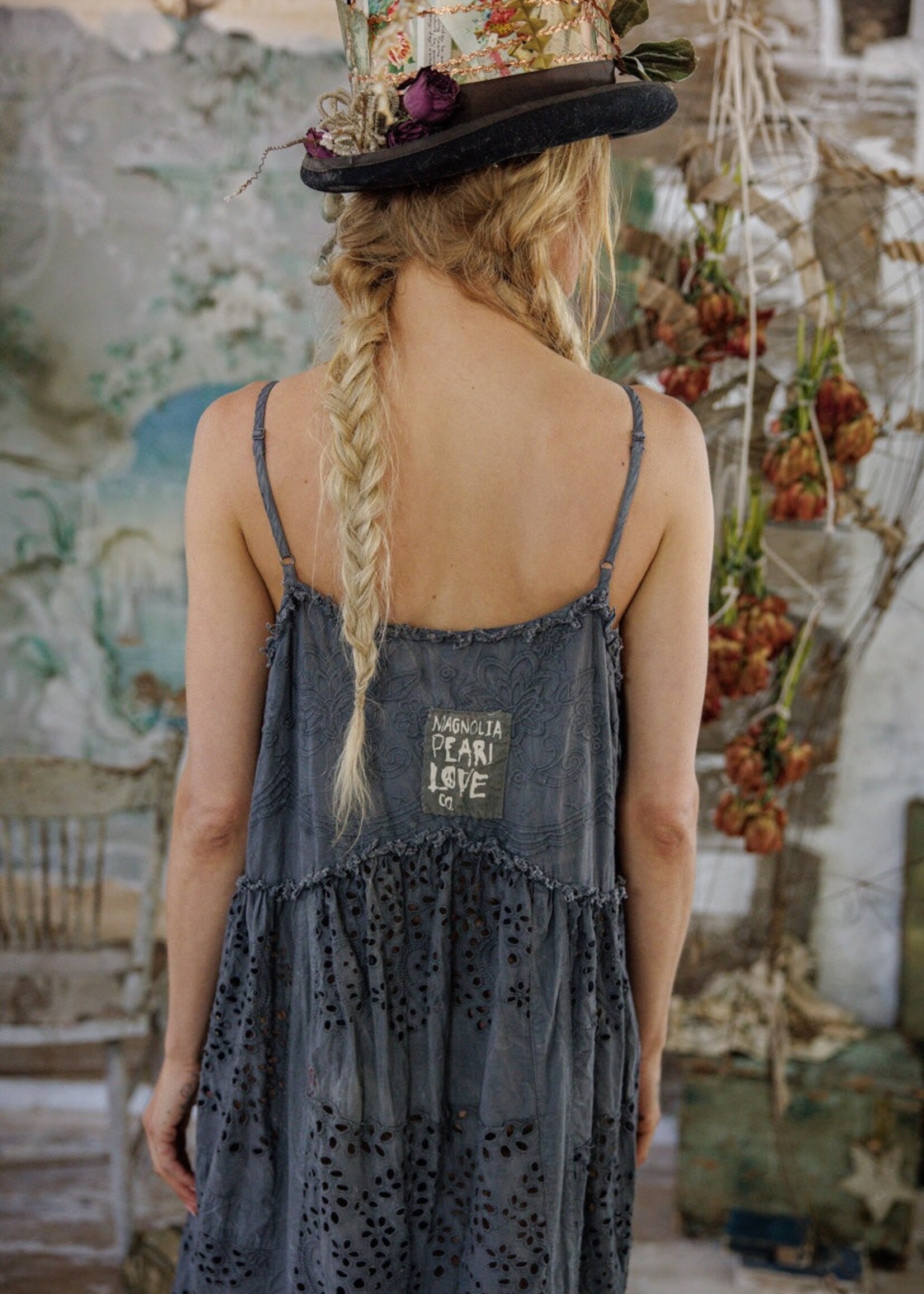 Magnolia Pearl Eyelet Embroidered Esti Cami Dress 1282 Ozzy