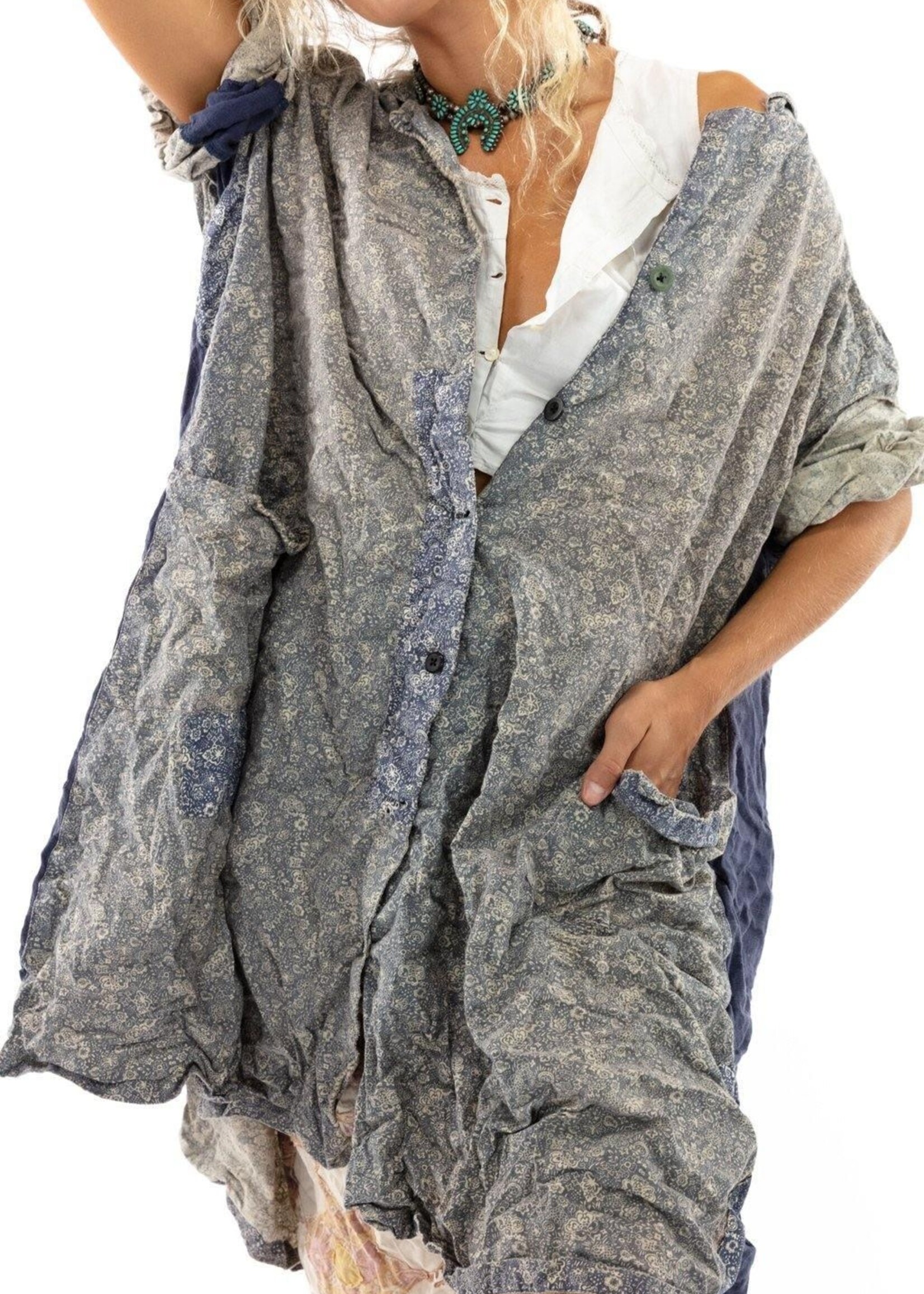 Magnolia Pearl Johanna Smock Dress 772 Foothill One Size