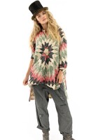 Magnolia Pearl Quiltwork Ines Shirt Top 1094 Pinon One Size