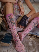 Magnolia Pearl Maysie OTK Socks 161 Valentine Pink One Size