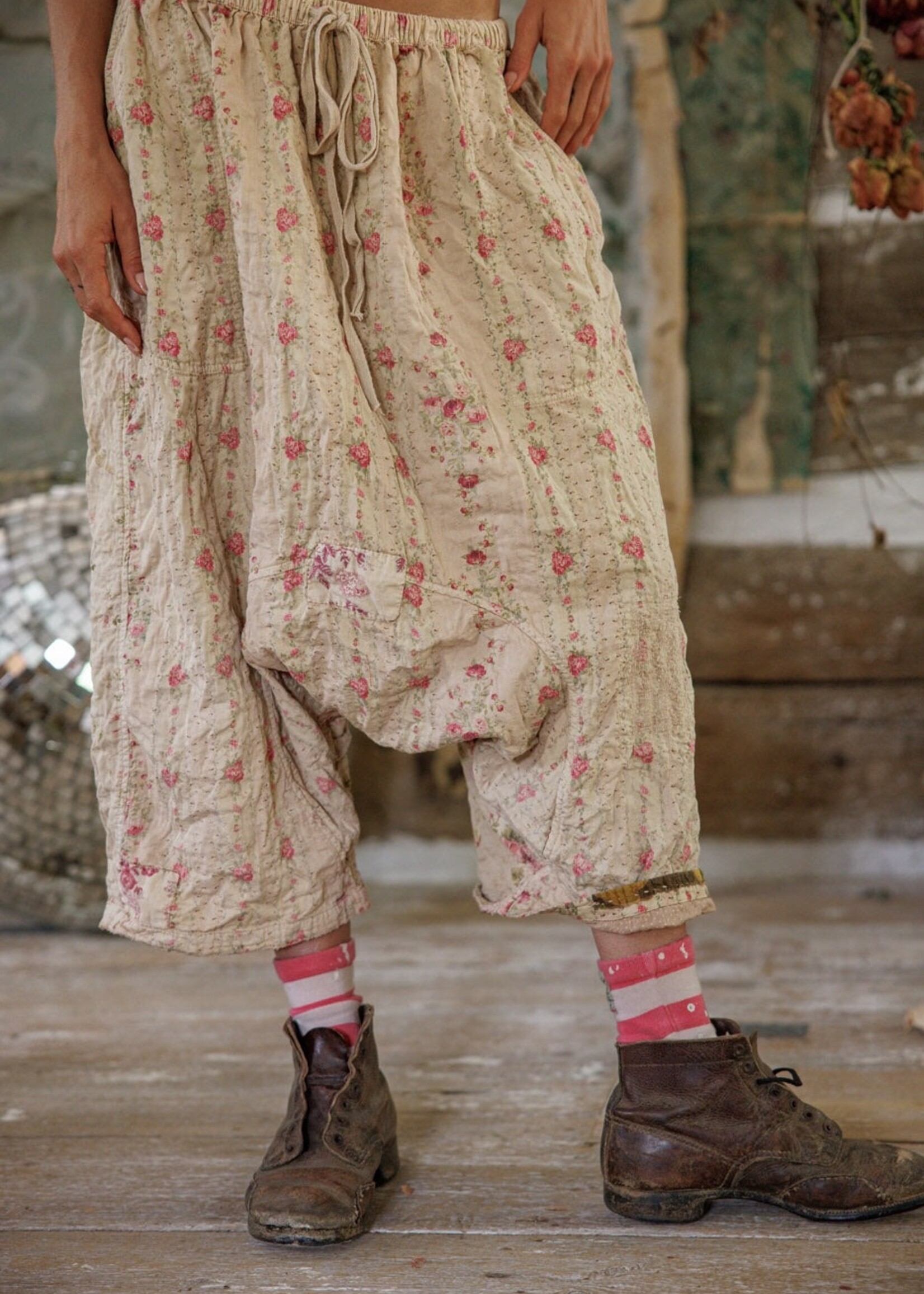 Magnolia Pearl Floral Patchwork Garcon Pants 422 Ronin One Size