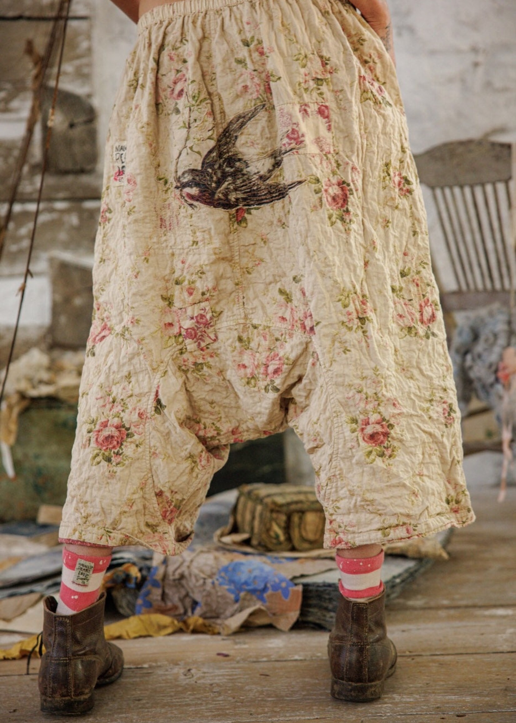 Magnolia Pearl Floral Patchwork Garcon Pants 422 Ronin One Size