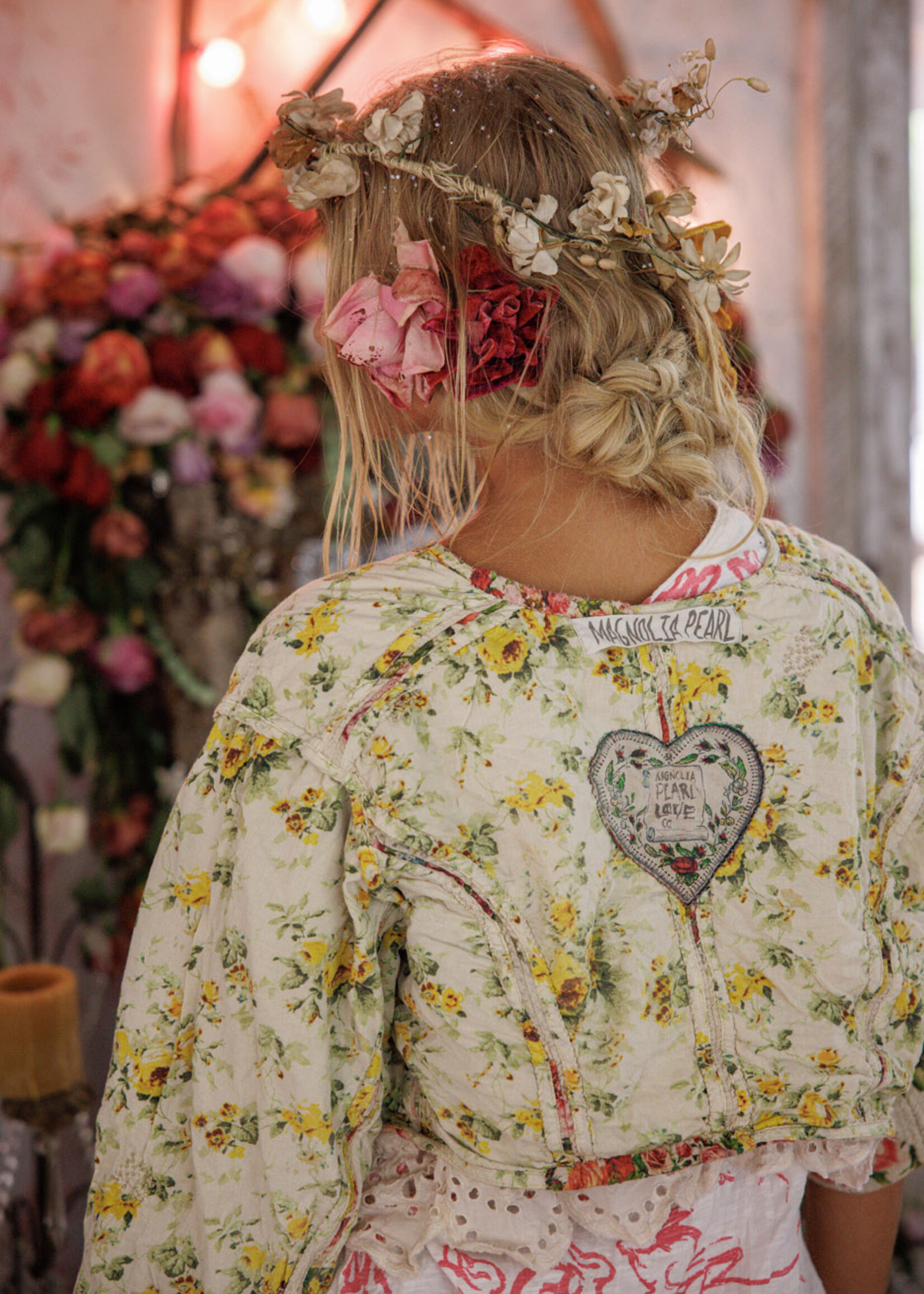 Magnolia Pearl Cropped Floral Leni Jacket 697 Postcards