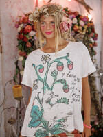 Magnolia Pearl Ducks Love Strawberries Tee Top 2756 True One Size
