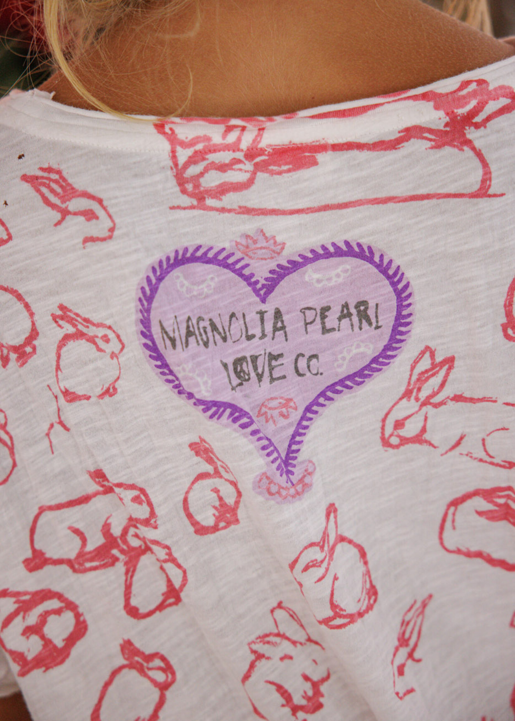 Magnolia Pearl Ducks Love Strawberries Tee Top 2756 True One Size