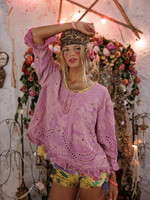 Magnolia Pearl Eyelet Wennie Blouse Top 2566 One Size Allium