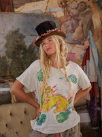 Magnolia Pearl Yeats Magic Dragon Tee Top 2664 Moonlight One Size
