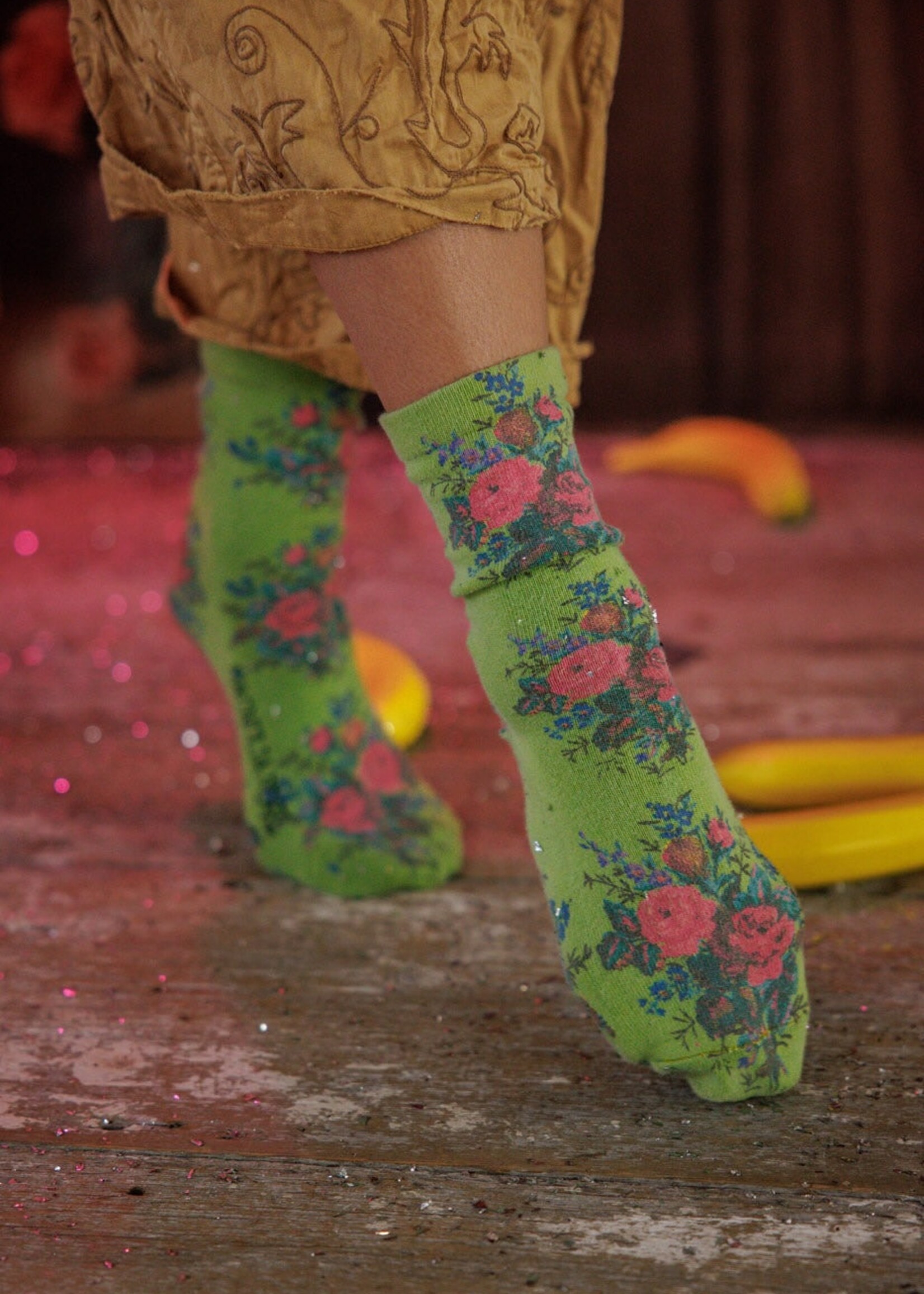 Magnolia Pearl Floral MP Socks 141 Dawson One Size
