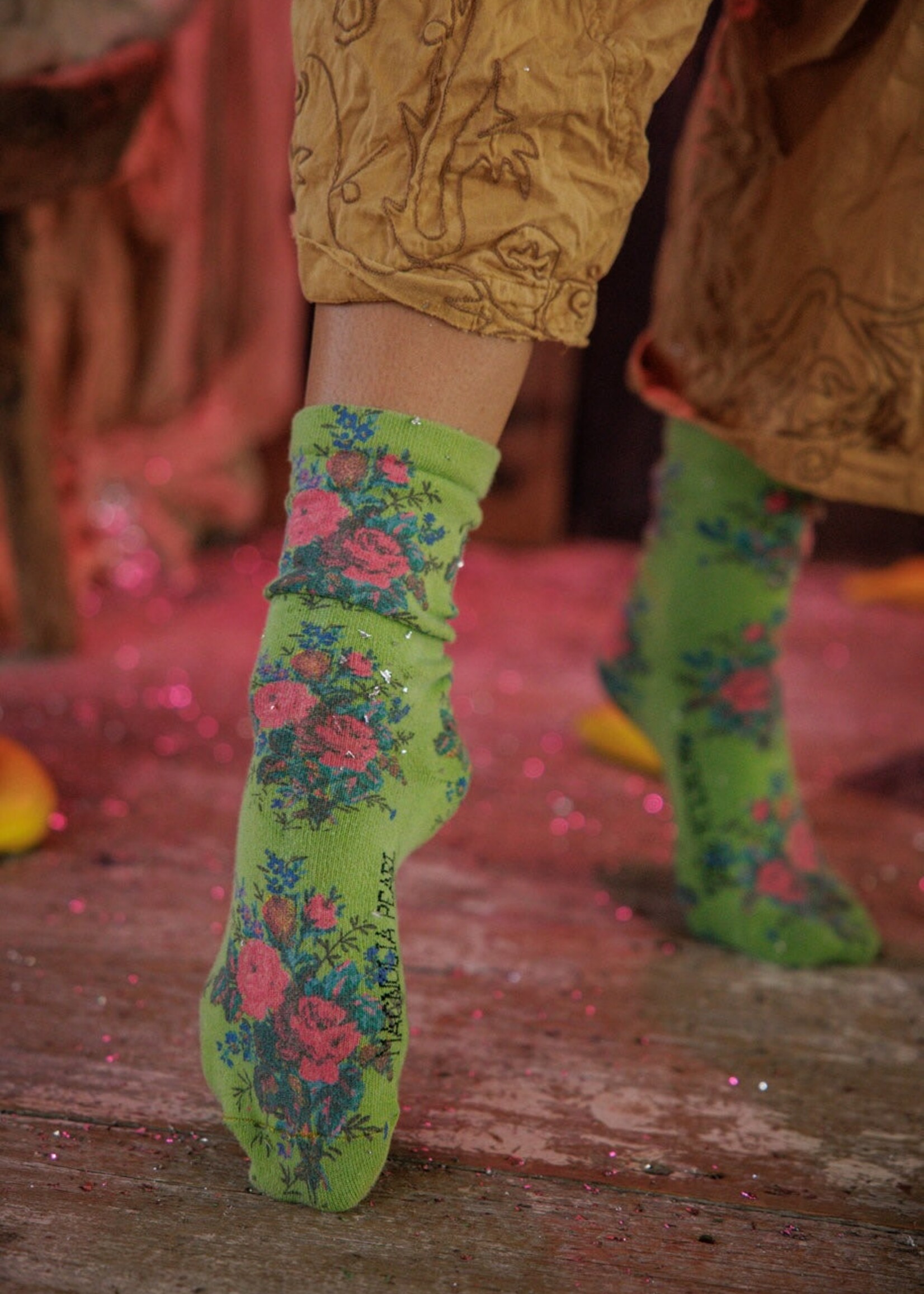 Magnolia Pearl Floral MP Socks 141 Dawson One Size