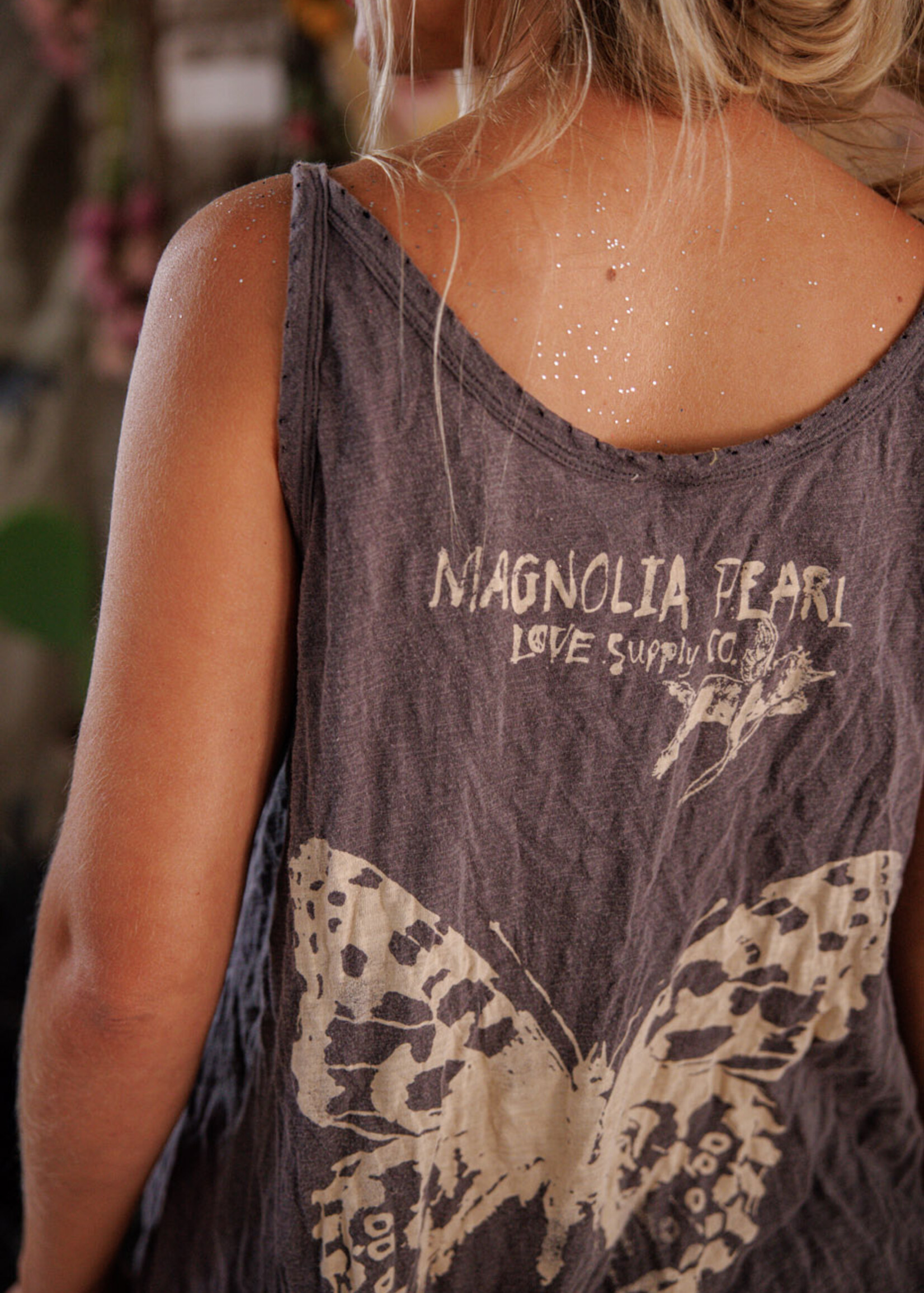 Magnolia Pearl Butterfly Totem Lana Tank 428 Ozzy One Size