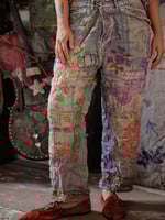Magnolia Pearl Ladybug Musette Denims Pants 864 Washed Indigo One Size