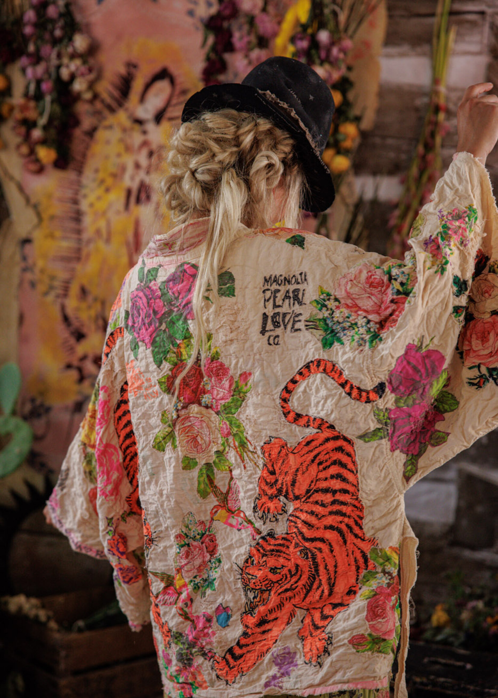Magnolia Pearl Birch Daigo Kimono Jacket 1379 Tiger Moonlight One Size
