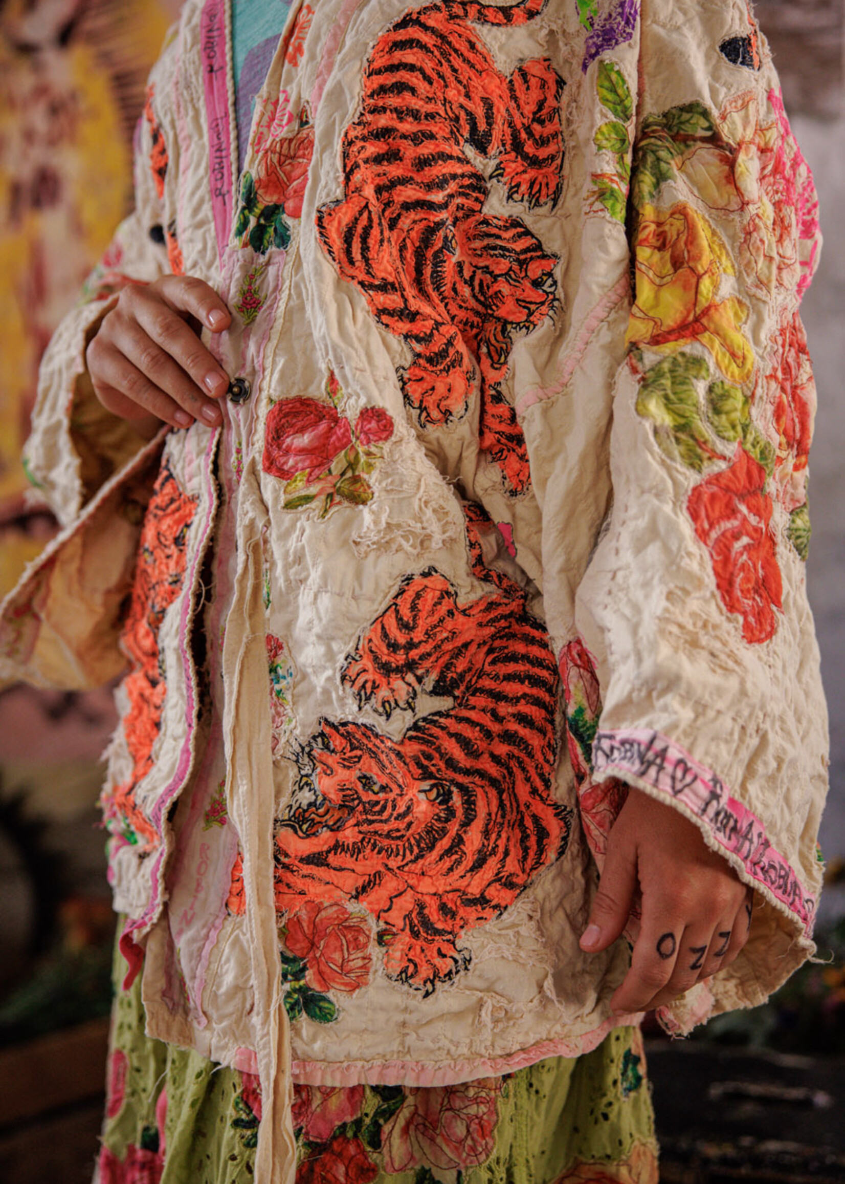 Magnolia Pearl Birch Daigo Kimono Jacket 1379 Tiger Moonlight One Size