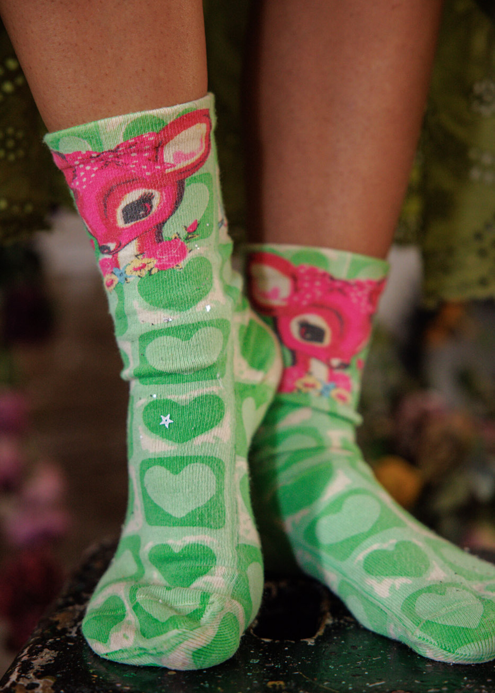Magnolia Pearl Deer Heart MP Socks 185 One Size